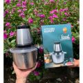 Máy xay thịt cối inox, máy xay mini công suất 2500w kèm 4 lưỡi dao không rỉ dung tích 2L xay thịt cực tiện. 
