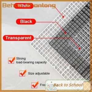 Behoo แผ่นแยกถังปลาประกบถอดได้แผ่นกรองตาข่ายด้านบนแผ่นกรองด้านล่างแผ่นตัวยึดแผ่นกรองด้านล่าง