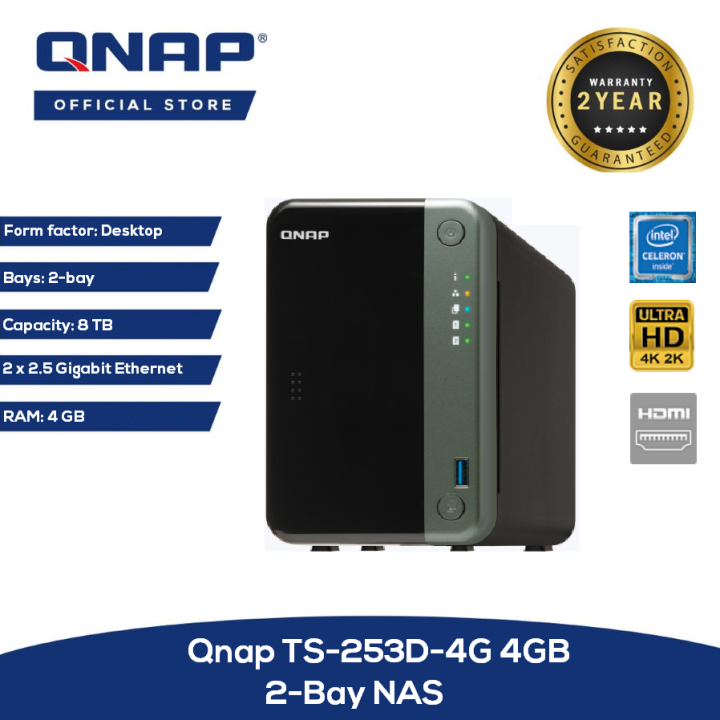 新品未使用 QNAP TS-253D 2-bay NAS 4GB RAM 11GukkgZe9S.jpg