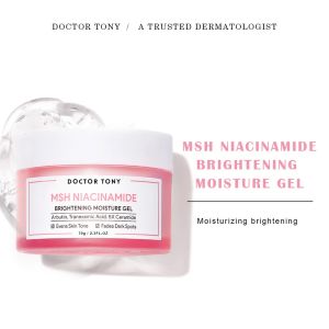 MSH Niacinamide Brightening Moisture Gel Glowing Moisturizer Fades Dark Spot Cream