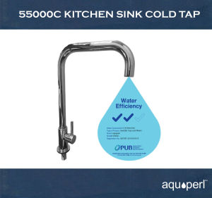 *SG READY STOCK* AQUAPERL 55000C- Single Lever Kitchen Sink Cold Tap