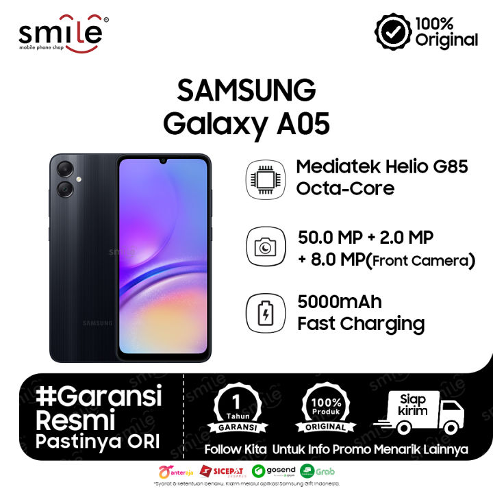 Samsung Galaxy A05 - A055 - 6/128GB - GARANSI RESMI SEIN | Lazada Indonesia