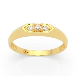 Cincin Emas Kadar 8K (375) Model Rantai Dan Batu Tanam CK 307 CK 282