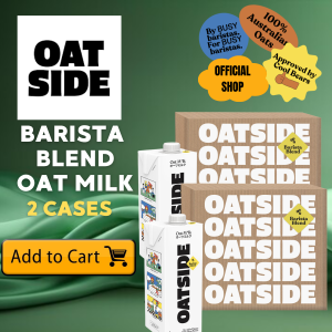 OATSIDE Barista Blend & Chocolate Oat Milk 1L 6s – Plant-Based Non-Dairy Milk for Coffee & Latte