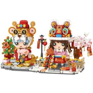 LOZ Nano Block Lunar New Year of Tiger 俐智虎虎生威 贺岁虎年积木玩具 钱哆哆福满满 春节方头仔益智
