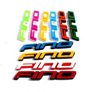 EMBLEM MOTOR FINO TULISAN TIMBUL 3 DIMENSI HARGA SEPASANG ATAU SATU SET