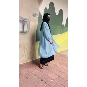 LONG CARDIGAN CERUTY BABYDOLL PREMIUM TERBARU/ OUTER LENGAN PANJANG/BISA COD/ROMPI