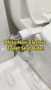 Toilet Bidet Bathroom Non Electric Bidet Adjust Style Hand Free Dual Nozzle Washing