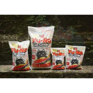 25 Liter Pasir gumpal wangi kucing Yuna Cat Litter 25 Liter