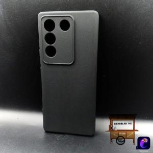 VIVO V27 VIVO V27PRO Case Softcase Silicon Premium FULL BLACK Case Casing VIVO V27 VIVO V27PRO