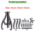 Tracker 3 Kaki 3/4/6 Inch Treker 3 Kaki Tracker Cabut Bearing Multifungsi Gear Puller Bering Treker Bearing. 