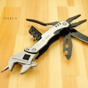 Mỏ lết kiêm Multitools kìm dao mở bia tô vít đa năng FukuokaTools FO-4114A
