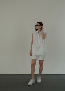 OFEYA - Yuna Set - Setelan Celana Pendek Wanita - Korean Set Denim