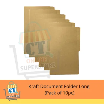Kraft Folder 14pts Long - 10pcs