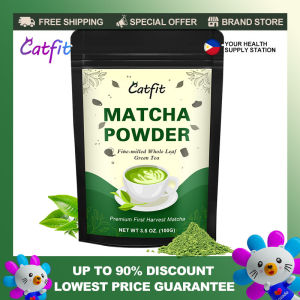 Catfit Organic Matcha Powder Detox Loss weight  For Dessert Pastry Baking Drink Vegan Gluten-free Rich In Antioxidants