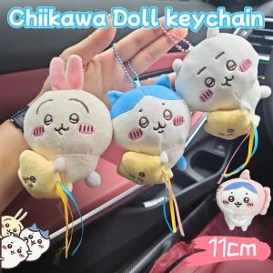 Chiikawa Keychain Plush Pendant Soft Fluffy Doll Pendant for Backpack Car Keys Decor Cute Gift