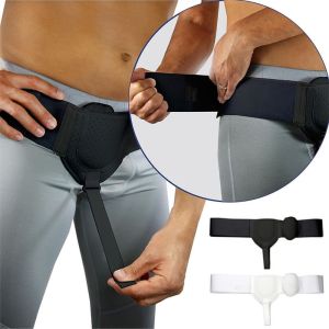 RGFV Adjustable Hernia Truss Belt Recovery Strap Breathable Hernia Guard Inguinal Support Anti-slip Groin Support Belt Daily Use