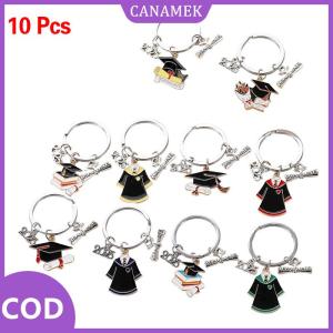 CANAMEK✨ 2 10 chiếc móc khóa lễ tốt nghiệp dễ thương sáng tạo nắp cuốn sách áo choàng Móc Khóa Mặt dây chuyền kỷ niệm lễ tốt nghiệp Quà Tặng