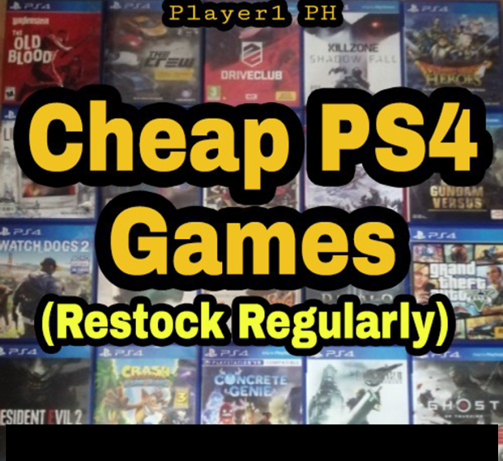 P1's Cheap PS4 Games (Massive List) | Check Variations | Restock ...