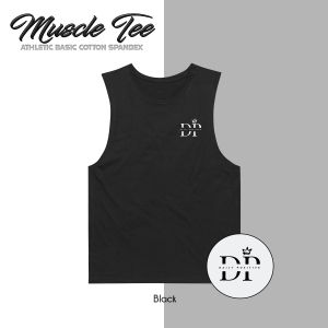 DIWA SND 1.1 Muscle Tee Tank Top Sando Cotton Spandex for Men Small to 3XL - Pambahay Workout Gym Muscle Tank