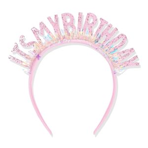 CAVETEE Birthday Crown for Women,Birthday Headband for Girls Birthday Girl Headband,Birthday Crown Woman ITs MY BIRTHDAY Headband for Girls Happy Birthday Decorations (Blue)