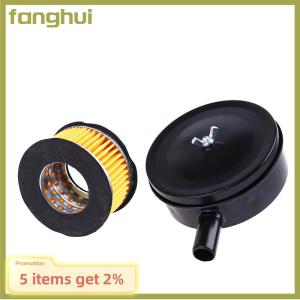 fanghui Black Iron Air Filter Silencer Air Compressor 20mm Male Thread Canister Filte