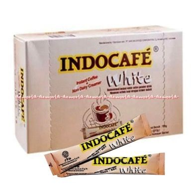 Indocafe White Instant Coffee 10stik Non dairy Kopi Instant White