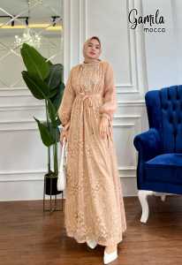 GAMILA gamis gaun pesta pernikahan kondangan wisuda walimah muslimah