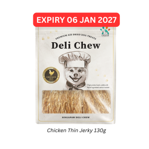 Singapaw Deli Chew Dehydrated Air-Dried Jerky High Protein Chicken Duck Pork Natural Training Chews