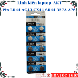 Pin cúc áo LR44 AG13 CX44 SR44 357A A76 – 1 viên