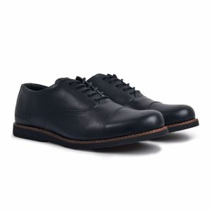 OXFORD BLACK (KULIT ASLI) |ManNeedMe x Monday| Sepatu Pantofel Pria Formal