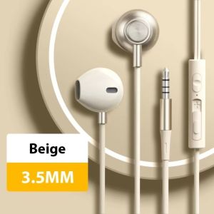 LOVELY HUT 35mm/Loại C Tai nghe có dây. Âm thanh nổi HiFi Âm thanh vòm HiFi 9D Tai nghe âm thanh vòm HiFi Điều khiển đường dây Tai nghe loại C Sử dụng trong thể thao.