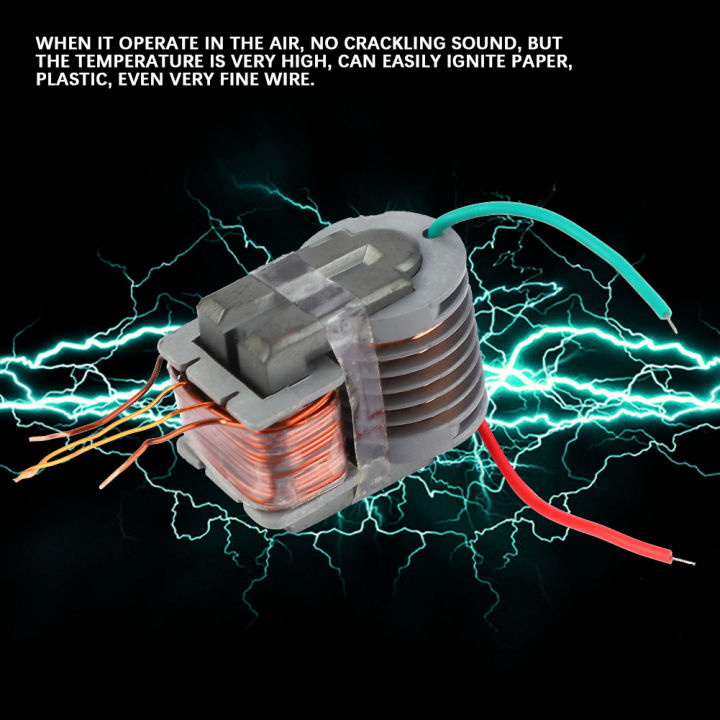 Mini-Hochspannungstransformator 400 KV Step-Up-Modul – Für Tesla-Spulen, DIY & Mehr (3,7V Batterie)
