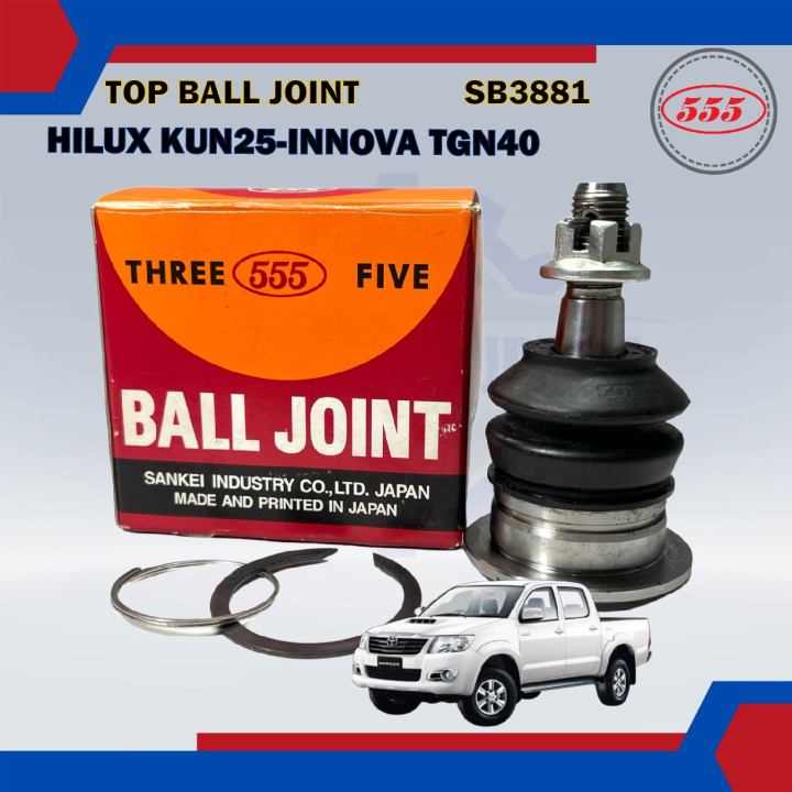 Top Ball Joint Original-Hilux KUN25, Innova TGN40-Three 5-SB3881 | Lazada
