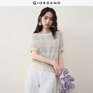 Giordano Women Women Hollow Out Knitwear Free Shipping 18356210