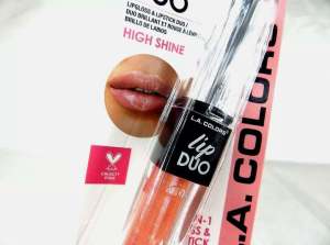 L.A Colors Lip Duo High Shine Gloss & Lipstick CBLC822 Twinkle New Sealed
