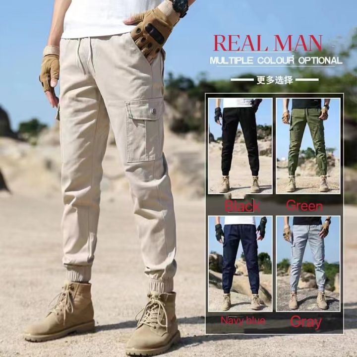 NEW CASUAL STYLE FOR MEN`S 6 POCKET CARGO PANTS #2191