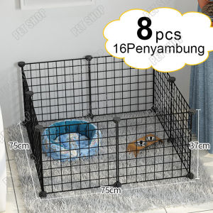 Kandang Kucing Pagar Kucing Kandang Anjing Pet Cage Pagar Besi DIY