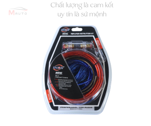 Bộ Dây Lắp Đặt Âm Thanh Sub Ô Tô 4.5m Full Phụ Kiện 60A – Bộ Dây Công Suất Sub Amply Xe Hơi Chuẩn Kỹ Thuật