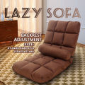 COD folding lazy sofa japanese tatami foldable bed floor sofa chair give lumbar pillow. 