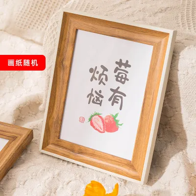 SG Stock Wooden Nordic Style Photo Frame Picture Frame Wall Table Decoration 3R 4R 5R 6R Christmas Gift