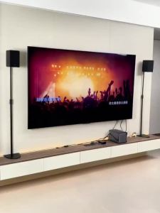 Stable and Shockproof Suitable for RS3S Satellite Landing Stand Samsung BOSE Speaker Stand Metal LG Surround Sound Hanging Stand Yamaha