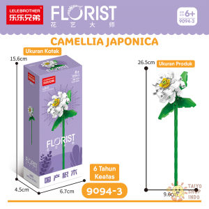 TAIYO Mainan Mini Blocks Florist Flower Tangkai Vas Pot Bunga Blok Bricks Bouquet Buket Dekorasi