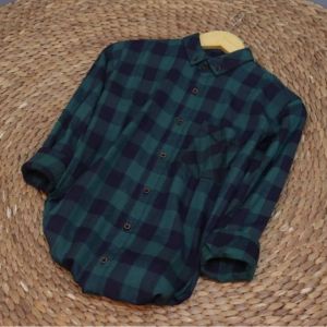 Kemeja Pria Dewasa Flanel Lengan Panjang Kotak Kotak