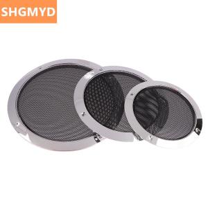 [COD] SHGMYD 2 3 4 5 6.5 8 Inch Speaker Net Cover Car Home Loudspeaker Mesh Enclosure Speakers Plastic Frame Metal Iron Wire Grilles