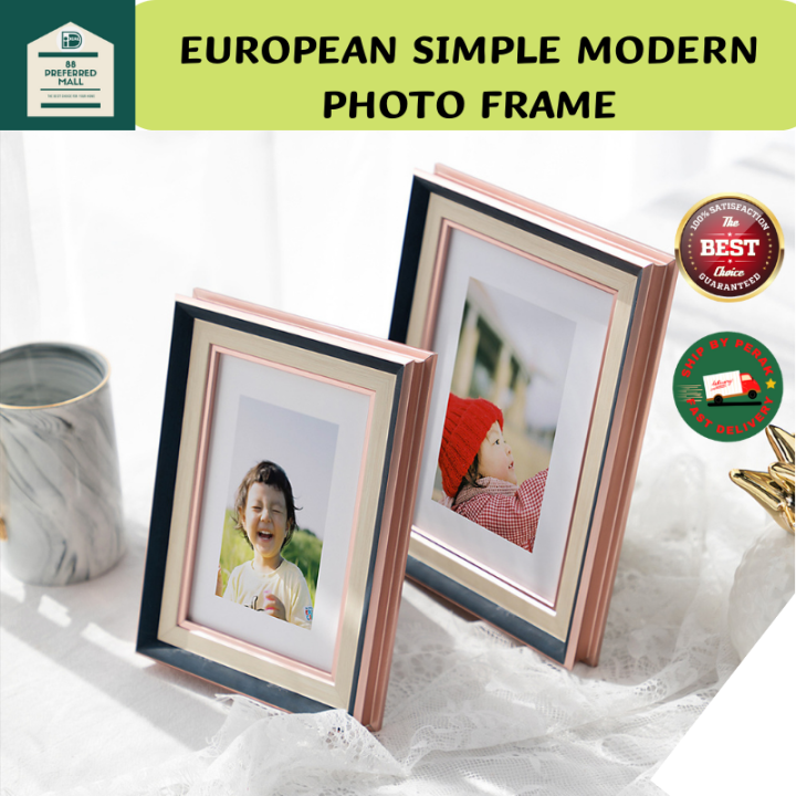 Setting Frame European Simple Modern photo frame light luxury photo frame setting ...