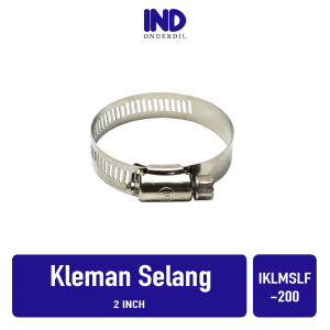 Klem-Kleman Selang Stainless Steel Pengencang-Pengikat Hose Clamp Air-Gas-Kompor Stainles-SS 1/2 3/4 5/8 7/8 1 1/4 2 4 Inch-Inci