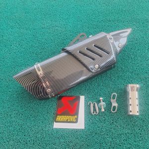 Adv 160 stainless elbow -- Akrapovic K10 with DB killer