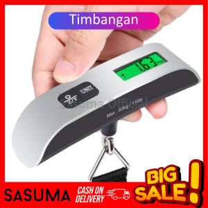 SASUMA Timbangan Koper Tas Bagasi Gantung Travel 50kg Digital