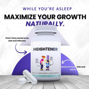 Heightener - Natural Height Growth Supplement for Kids Teens and Adults to Increase Bone Strength and Grow Taller Height Pills2026
